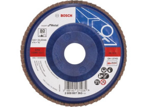 Disque à lamelles Expert for Metal 115 Bosch 22,23 80 plateau droit en plastique - 2608607363