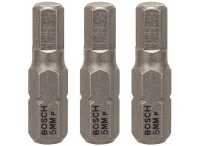 Embouts de vissage BOSCH 2607001726 extra-dure HEX5 3 pièces