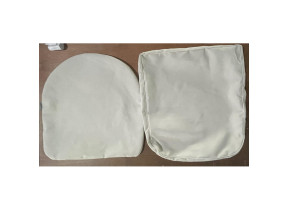 Ensemble 1 housse assise + 1 housse dossier fauteuil repas luma luma-arm-scbc pour racine 072LUMAARMSCBC