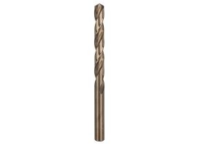 Forêt à métaux rectifié hss-co, din 338, 135° angle de coupe, 87mm longueur utile, 10mm diamètre, lot de 5 2608585898