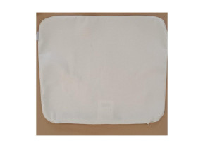 Housse de coussin dossier 2 places canapé etos gris foncé/naturel etos-2bc-dgna pour racine 072ETOS2BCDGNA