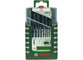 Jeu de forets pour le métal Bosch Outillages HSS 2609255131 19 pièces DIN 338 tige cylindrique 1 set