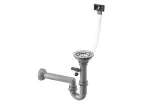 Kit bonde ø92 avec trop-plein spiral + siphon 1 bac 521108102 pour racine 426521108102