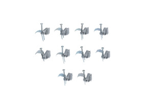 Kit clips elbe 1bd, 1bbd, 2b delinia résine (lot de 10) 6.3007/10 pour racine 4256300710