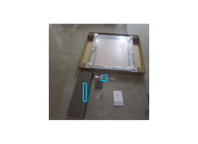 Kit de 2 pieds avec quincaillerie avec pieds réglables marron lrly-kl-br pour racine 072LRLYKLBR