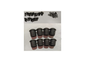 Kit de quincaillerie + pieds plastiques + ventouses wofss31k01 pour racine 064WOFSS31K01