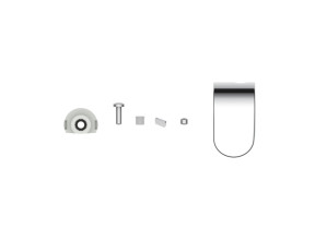 Kit poignée inverseur thermostatique bain icone chrome b38042-dh1 pour racine 399B38042DH1