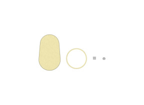 Kit poignée mitigeur icone laiton b35272-mh3 pour racine 399B35272MH3