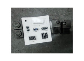 Kit quincaillerie + pieds lyra beta bain de soleil anthracite lb-hk-ant pour racine 072LBHKANT