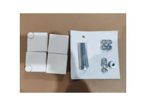 Kit quincaillerie + pieds plastique lyra ii table blanc ly-hk-whii pour racine 072LYHKWHII