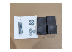 Kit quincaillerie + pieds plastique lyra ii table moka ly-hk-mokii pour racine 072LYHKMOKII