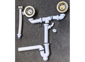 Kit siphon + bonde vasque huron kit a5 2207s-ac pour racine 6662207SAC