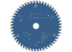 Lame de scie circulaire Bosch Expert for High Pressure Laminate, 168x20x1.8/1.2 mm, 52 dents - 2608901875