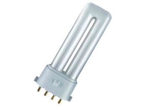 Lampe fluorescente compact dulux s/e 9w /840 culot 2g7 600 lumen 20174