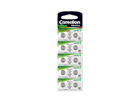 Pack de 10 piles camelion alcaline ag10 lr54/lr1130/389 - (0% mercury/hg) 12051010