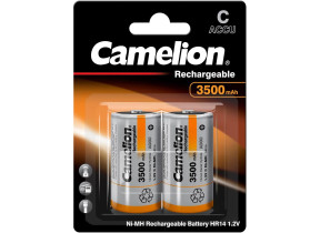 Pack de 2 piles rechargeables 1,2v lr14/hr14 ni-mh accu 3500mah 17035214