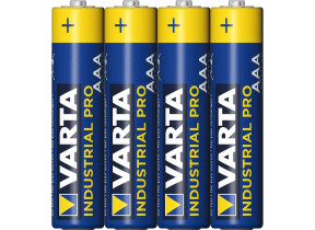 Pack de 4 piles industrielles varta lr03 micro aaa 39470105