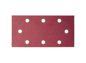 Papier abrasif pour ponceuse vibrante avec bande auto-agrippante, perforé Bosch Outillages 2609256A89 Grain 80 (L x l)