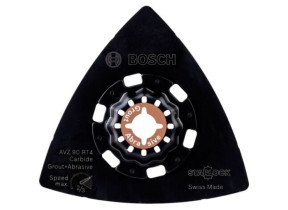 Plateau de ponçage carbure RIFF Bosch AVZ 90 RT4 90 mm Sanding Grit 4 - 2609256F02