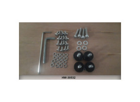 Quincaillerie + embouts de pied hw-30532 pour racine 567HW30532