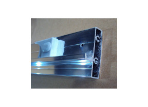 Rail aluminium chromé da014 pour racine 221DA014