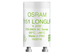 Starter st151 longlife pour lampes fluorescentes de 4-22w 854083