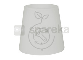 Abat-jour en verre e14 blanc t133 shade 512T133SHADE