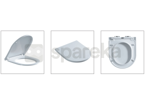 Abattant wc neo blanc jx024a pour wc sensea 382JX024A