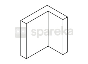 Cache plastique pour accroche murale en métal hard.h 208HARDH