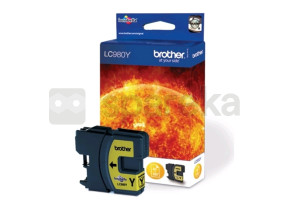 Cartouche jaune brother dc p145c/ 165c 0.30k LC980Y