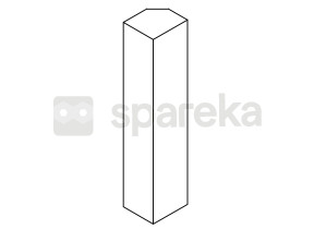 Component 91 jambe gauche / 1 pied gauche 208A19164E9