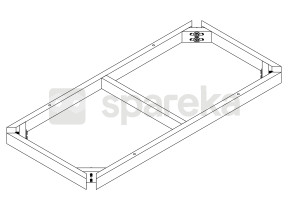 Composant 7 traverse avant centrale a19129.o.8 208A19129O8