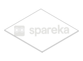 Composante 191 fond groupe de haut tiroir / 1 tiroir haut fond 208A19129O19