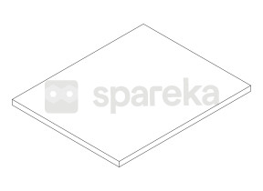 Composants 16bottom separation haute tiroir / ti separation fond 208A19130O16