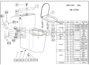 Couvercle de réservoir wc easy neo blanc 127slida pour wc sensea 382127SLIDA