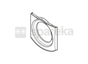 Façade avant support de hublot MCK38266304