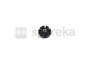 Foot-front,polaris,pp,black,insert nut, DA61-07972B