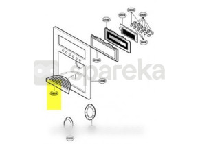 Grille suport patie bar argent 3806JA2046B