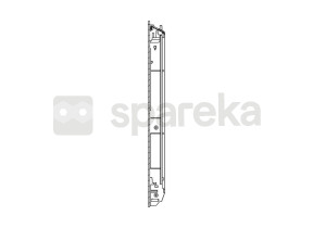 Hublot inox 592x470mm pour four Electrolux 14003247940