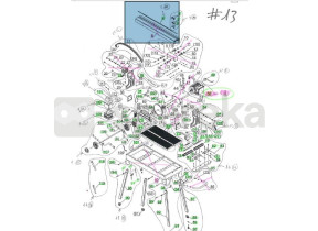 Kit 4. n°4. règle de guidage tc200iiid-s4 184TC200IIIDS4