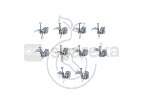 Kit clips elbe 1bd, 1bbd, 2b delinia résine (lot de 10) 6.3007/10 4256300710
