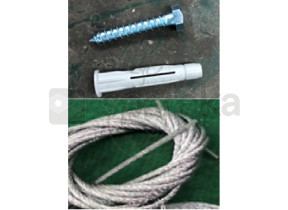 Kit de fixation murale sfw1a-500bo-wm 454SFW1A500BOWM