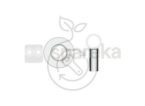 Kit fixation mural icone chrome fs-wf1 399FSWF1