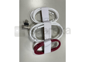 Kit flexible : tuyau rouge 1/4\', tuyau blanc 1/4\' + 3/8\', vanne sptu001 668SPTU001