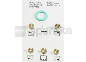 Kit injecteurs butane pour cuisiniere beko 4431910054