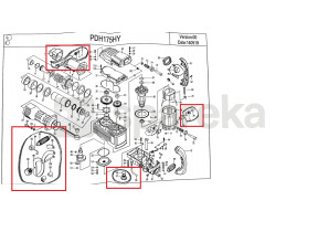 Kit n°93-101 - poignée kit (kit verser le poi de la changement 322PDH175HYN93101