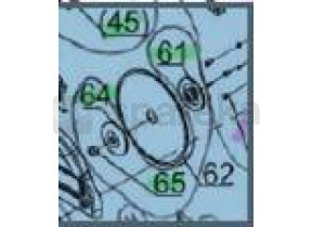Kit1- n°61,64,65 - ensemble de bride (bride intérieure, extérieure flan 184TC200IIIDS1