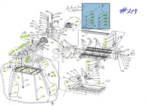 Kit4-n°44 (x2), 45 (x2), 46 (x2), 47 (x2) - pièce limitée assemblage 184TC200IIIS4