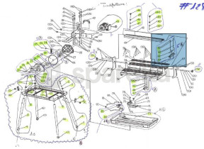 Kit5-n°60 (x2), 61 (x2), l\'ensemble siège de 62,63 échelle -right 184TC200IIIS5