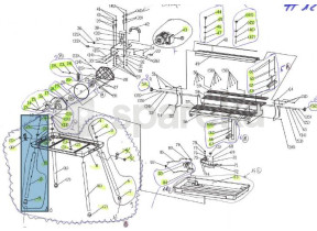 Kit9- n°1,2,3,9,10 - assemblage de jambe 184TC200IIIS9